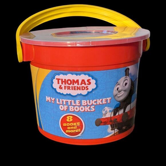 Thomas & Friends My Little Bucket of 8 Board Books Plus Crayons Stickers Fun Pad - Picture 1 of 4